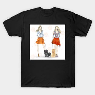 Twinsies fashion Illustration T-Shirt